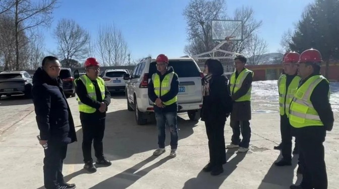 甘肅建科院紀委書記、工會主席趙欣赴積石山災后維修項目部慰問一線員工